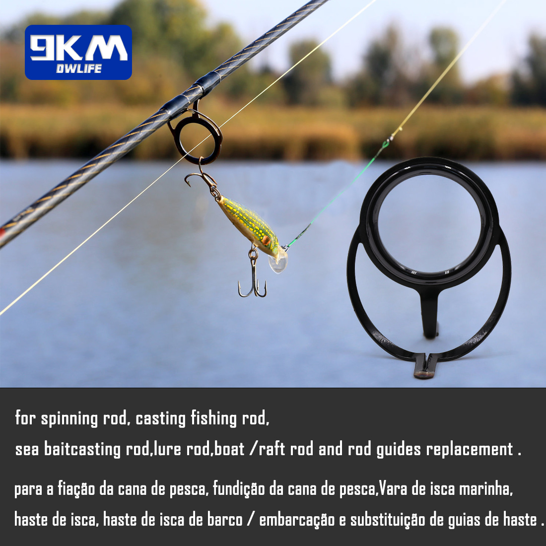 Kit de reparación de caña de p - Fishing Rod Building Kit reseña y precio