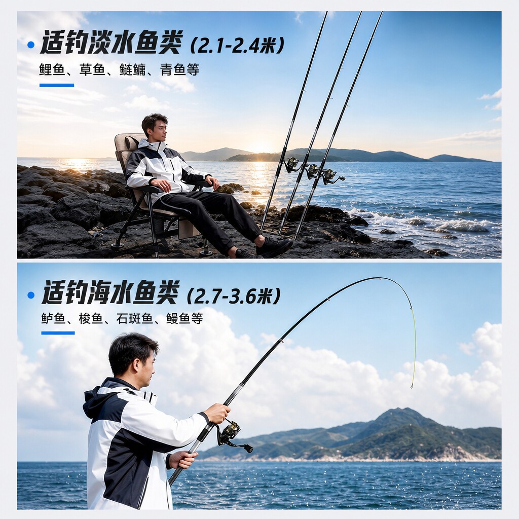 Caña de Pescar Yuzhiyuan AK Se - Fishing Rod Surf reseña y precio