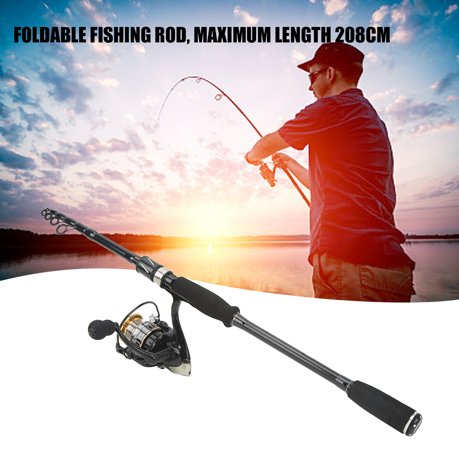 Set de Caña y Carrete de Pesca - Fishing Rod Combo reseña y precio