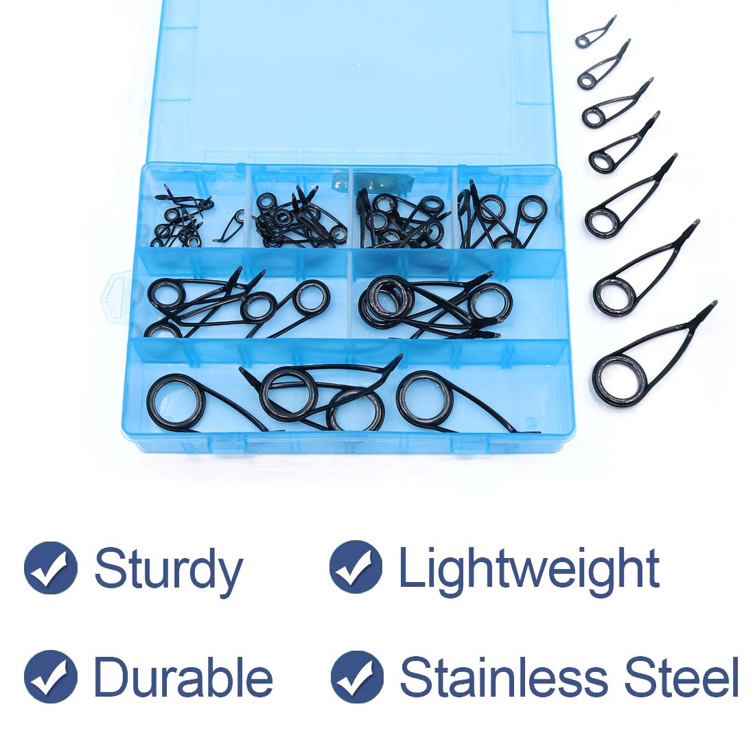 Kit de reparación de guía de c - Fishing Rod Guide Replacement reseña y precio