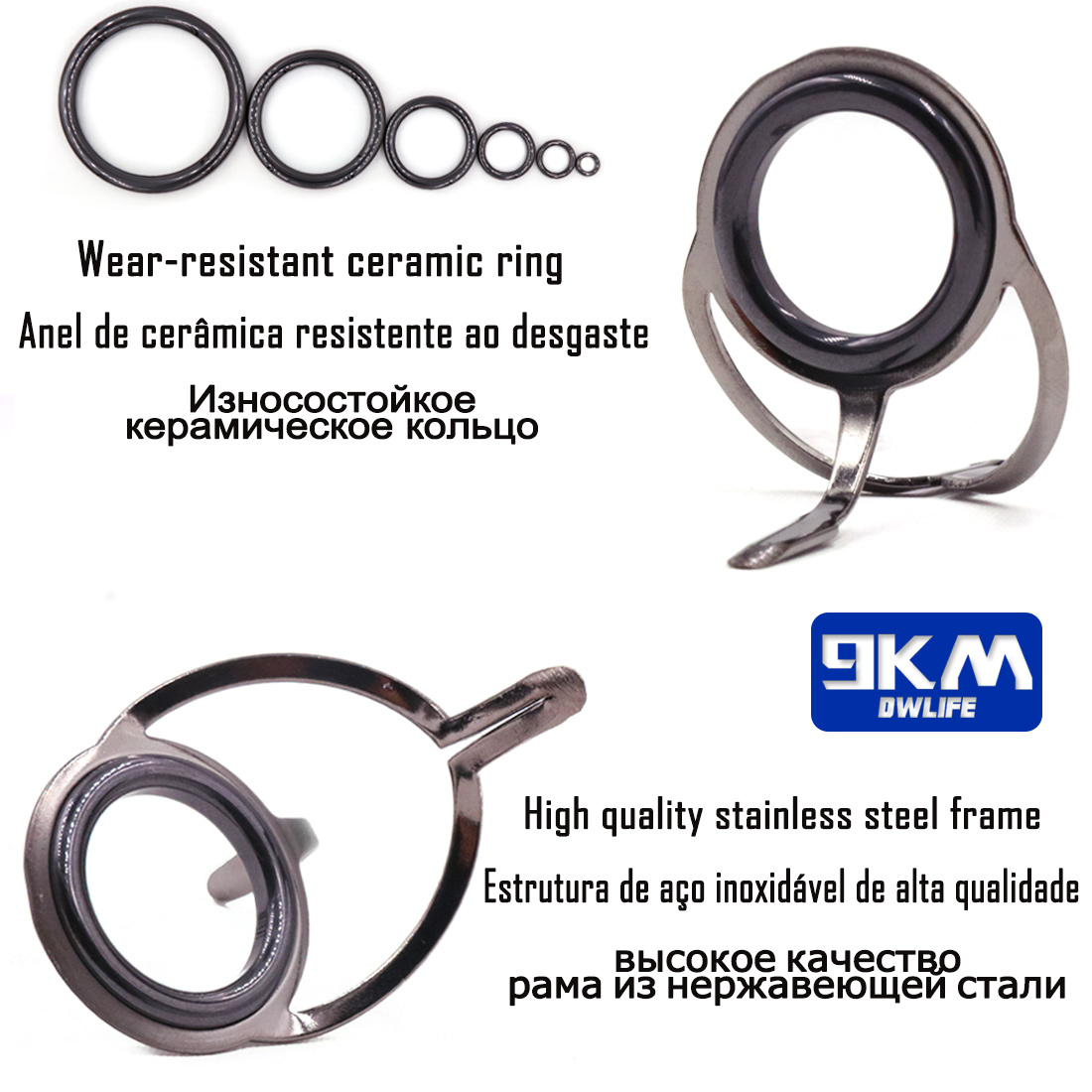 Guía de caña de pescar, 9 ~ 20 - Fishing Rod Guide Replacement reseña y precio