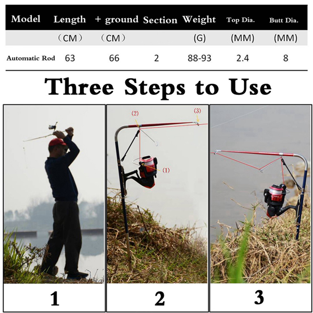 Set de Caña de Pescar Automáti - Fishing Rod Combo reseña y precio