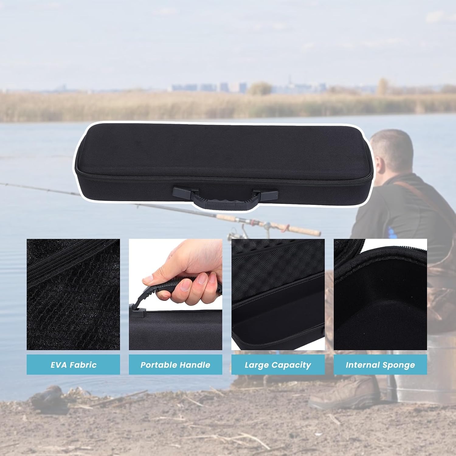 Bolsa de aparejos de pesca por - Fishing Rod Case reseña y precio