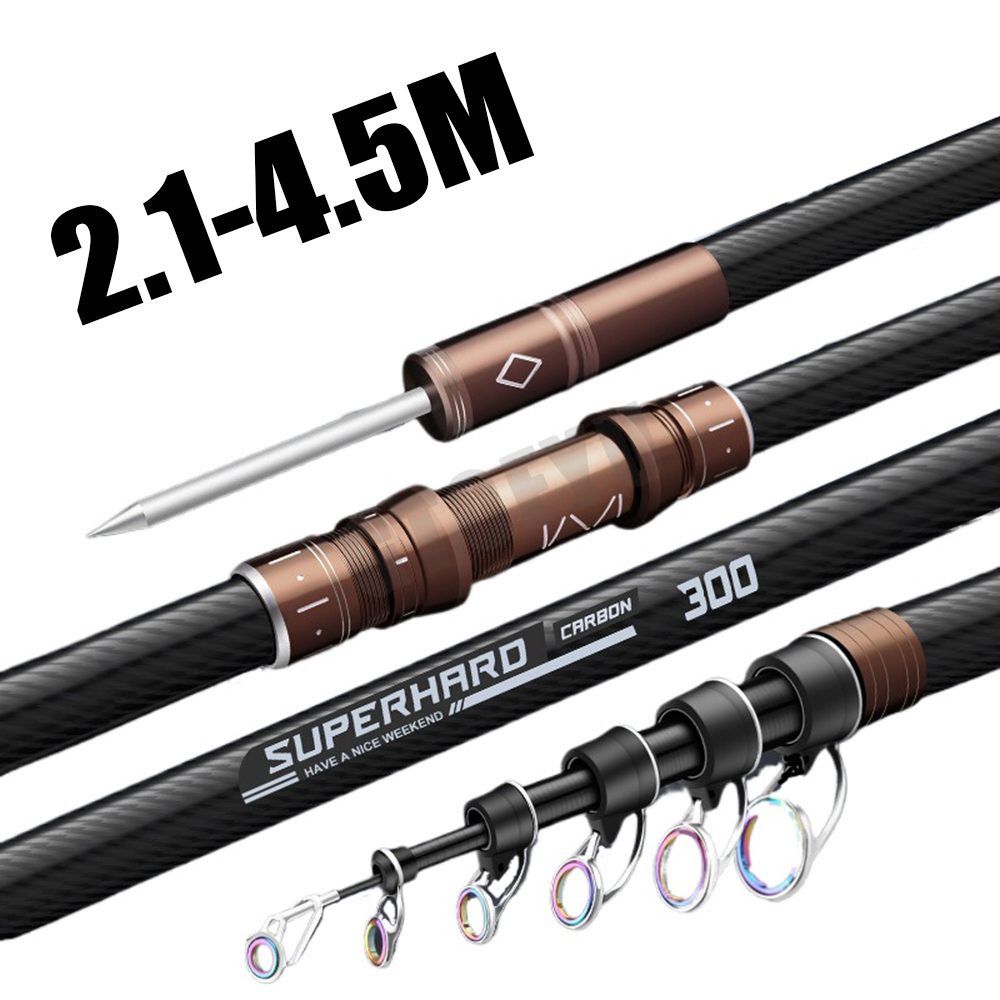 Caña de Pescar Telescópica de  - Fishing Rod Surf reseña y precio