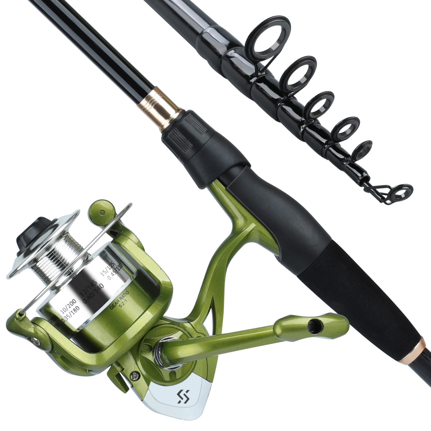 Sougayilang-Combo de pesca tel - Fishing Rod Combo reseña y precio