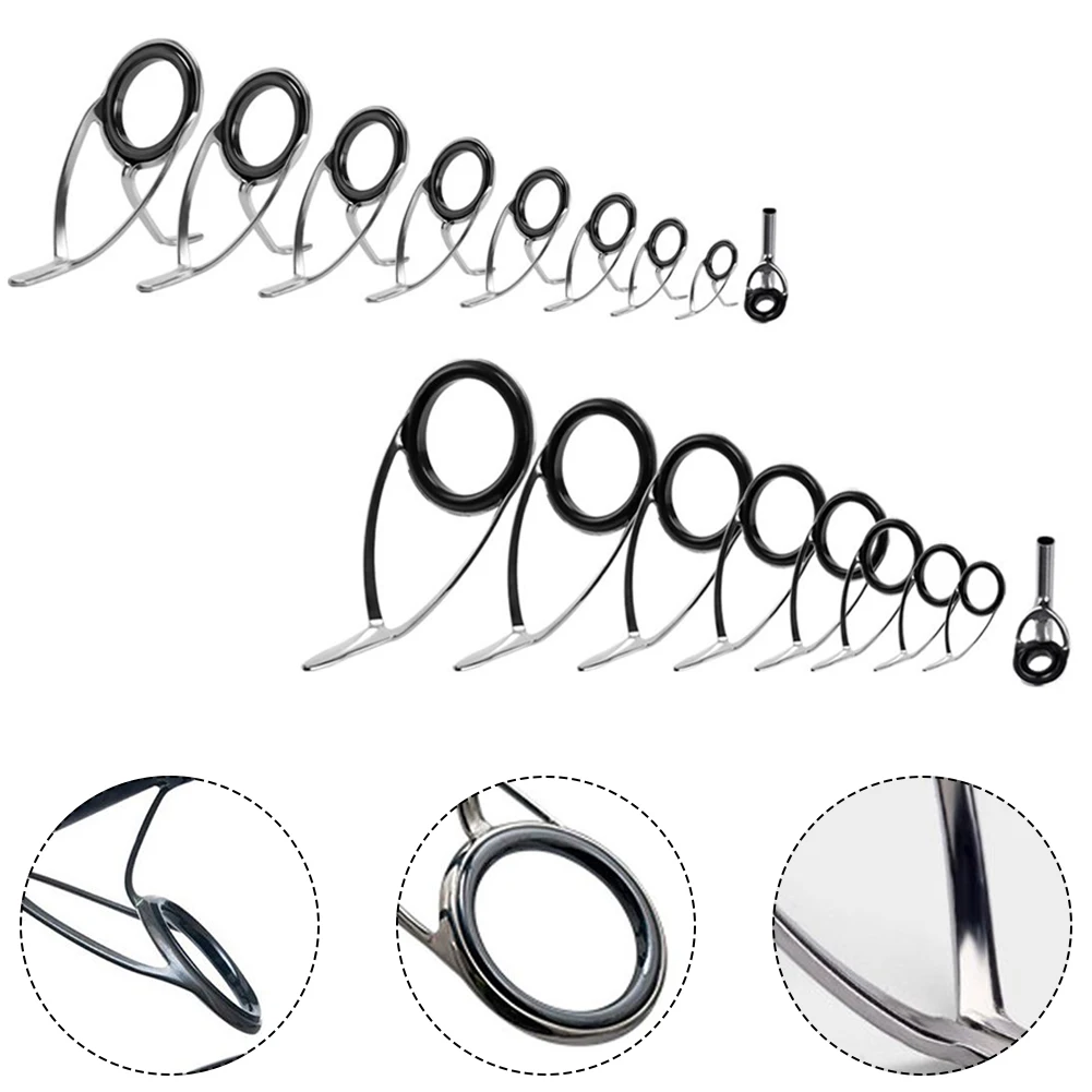 9 Uds caña de pescar anillo su - Fishing Rod Building Kit reseña y precio
