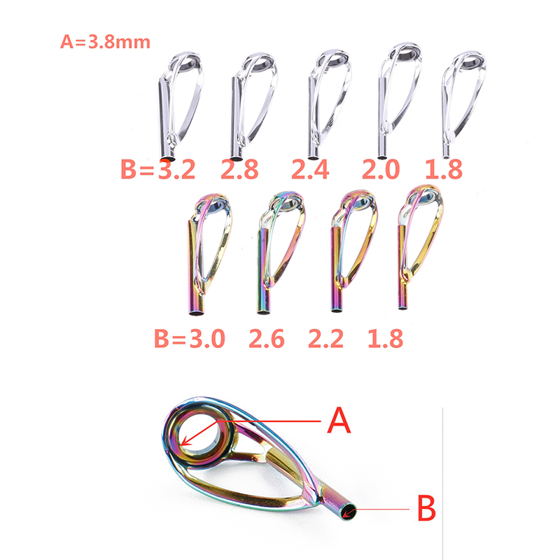 Anillos de ojo para construcci - Fishing Rod Guide Replacement reseña y precio